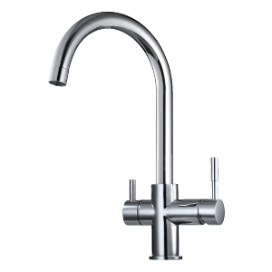 Chrome 3 Way Mixer High Loop with LED Filter Change Reminder